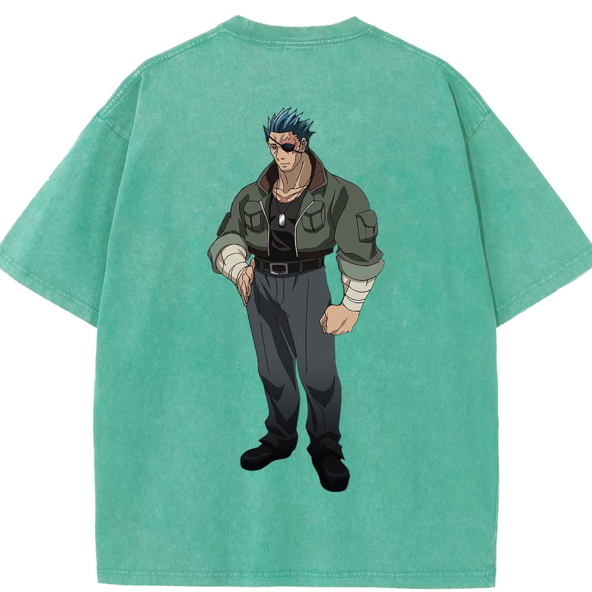 （画像用） 遊☆戯☆王 Yu-Gi-Oh! 綿100% ヴィンテージ風 半袖Tシャツ（背面プリント）